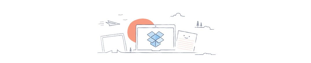 Imagen de inicio de Dropbox