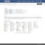 Página de inicio de KeepVid