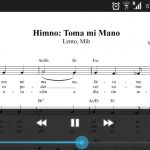 Partitura - Vista horizontal
