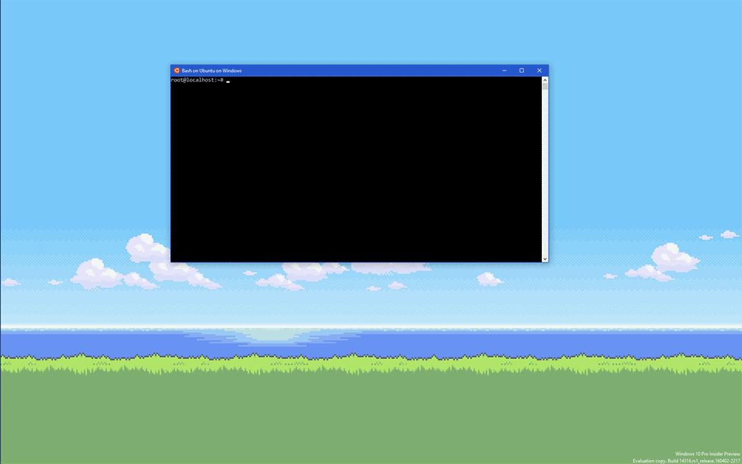 Bash en Windows 10