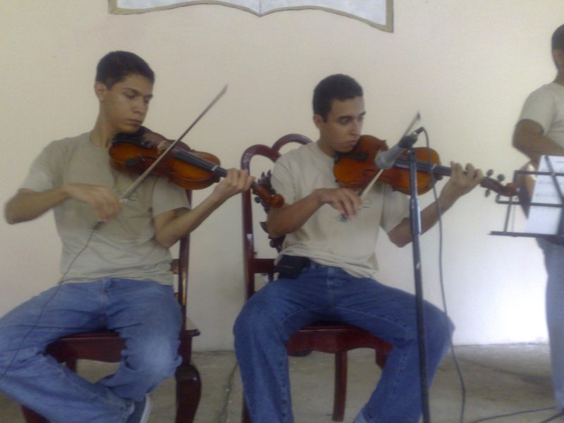 Mala postura del violín